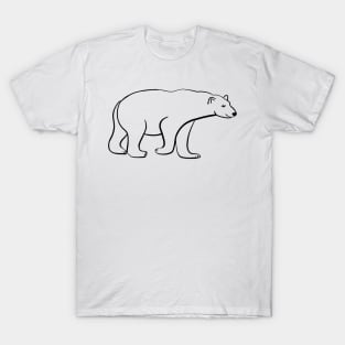 Stick figure polar bear T-Shirt